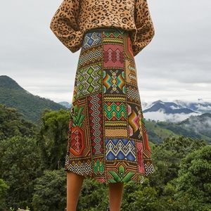 FARM Rio Rauti midi skirt NWOT